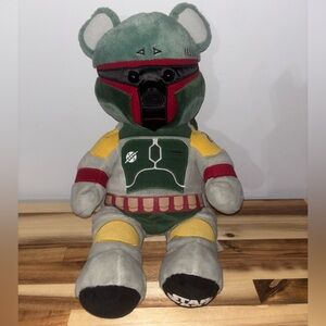 Star Wars Build A Bear Boba Fett Plush Original Mandalorian Rare Retired